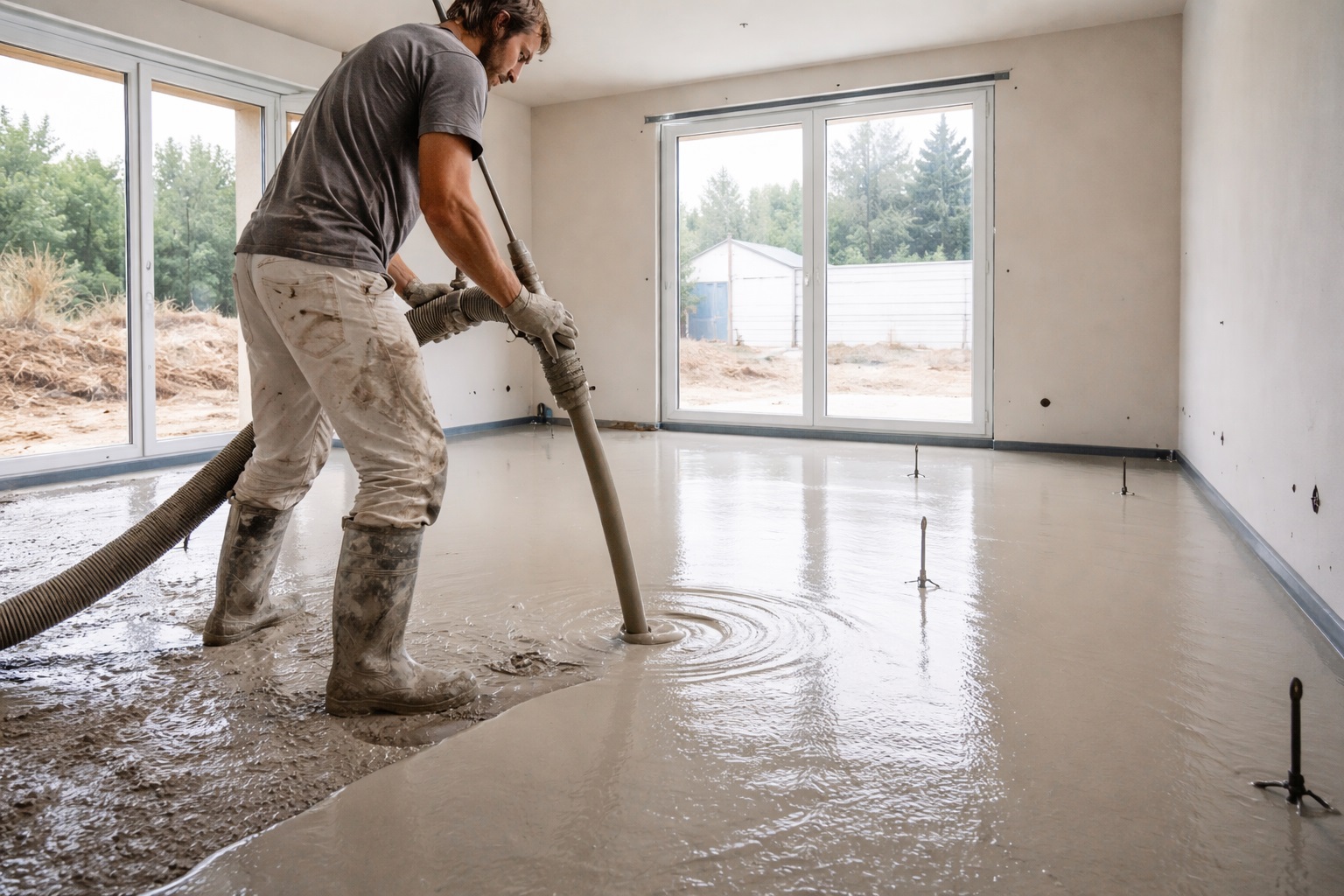 Quelle est le temps de séchage d’une chape fluide liquide ?